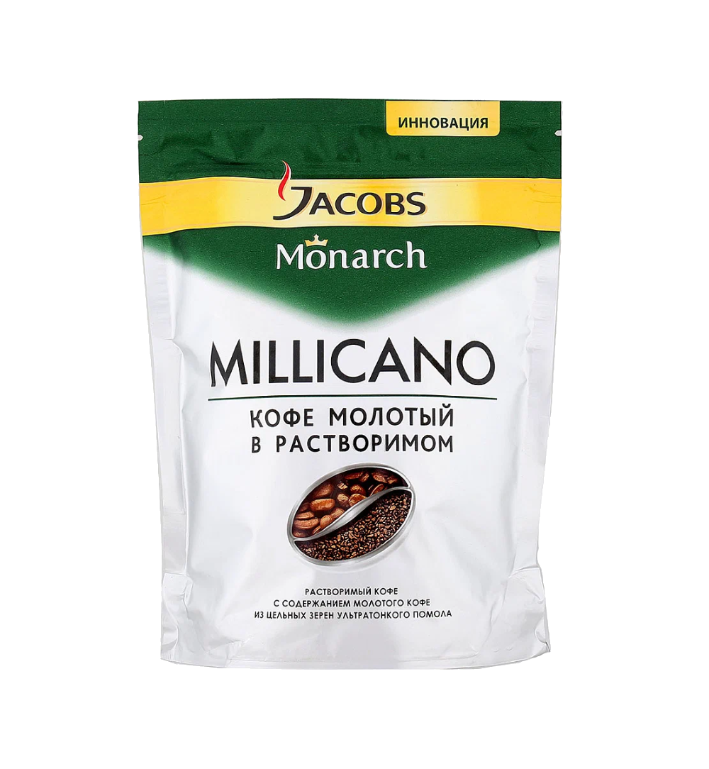 Кофе растворимый Jacobs Millicano, пакет, 120гр. 9шт. в Москве