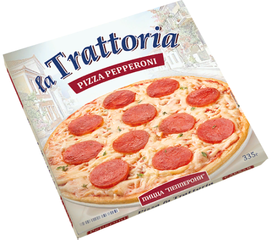 Пицца La Trattoria Pepperoni замороженная 335 гр. в Москве