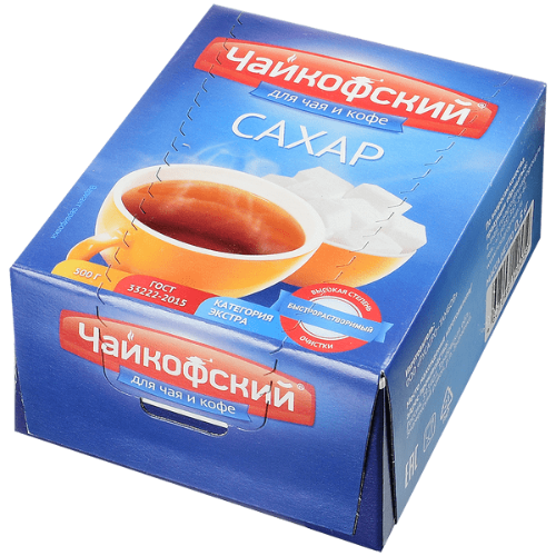 Сахар-рафинад Чайкофский быстрорастворимый 0.5 кг в Москве