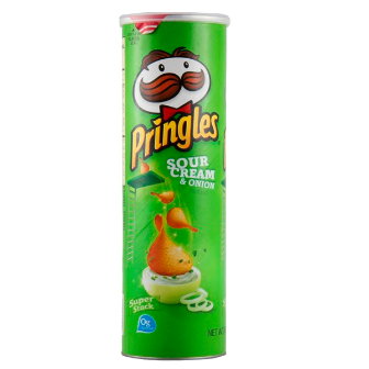 Pringles "Сметана и лук" 165г.*19шт.  в Москве