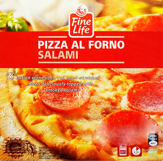 Пицца Fine Life салями замороженная 340 гр. в Москве